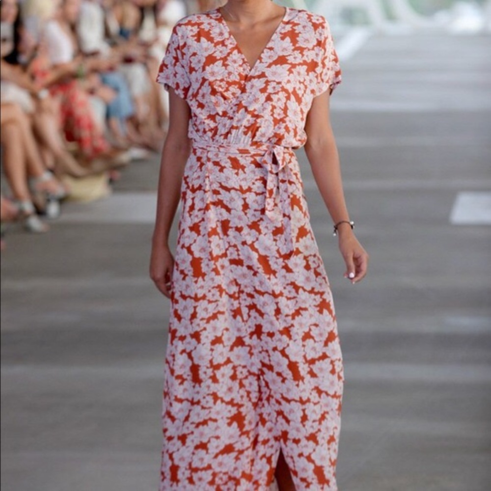 Acacia Nahiku silk wrap dress